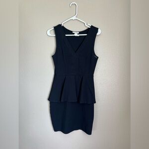 Black cocktail dress